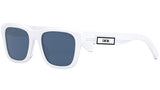 DiorB23 S1I White Geometric Sunglasses