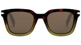 DiorBlackSuit 10I Havana Geometric Sunglasses