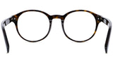 DiorBlackSuitO RI Havana Round Eyeglasses