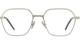 GV One Silver Geometric Eyeglasses