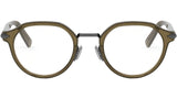 DiorBlackSuitO R8U Green Pantos Eyeglasses