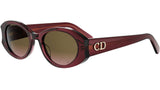 DiorGlow B3I Purple Oval Sunglasses