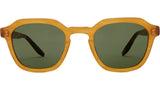 Tucker Orange Geometric Sunglasses