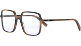 Mini CD O S2I Shiny Havana Geometric Eyeglasses