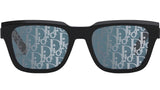 DiorB23 S1I Black Geometric Sunglasses
