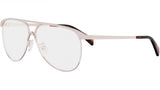CELINE Metal Rose Gold Pilot Sunglasses