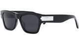 DiorBlackSuit S2U Black Geometric Sunglasses
