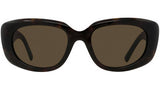 GV Day Havana Geometric Sunglasses