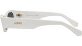 Signature White Geometric Sunglasses
