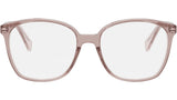 Thin Pink Square Eyeglasses