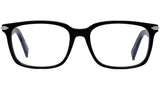 DiorBlackSuitO SI Black Rectangular Eyeglasses