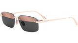 CDior S4U Rose Gold Rectangular Sunglasses