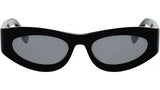 FF Diamonds Black Oval Sunglasses