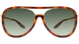 Fossett Havana Pilot Sunglasses