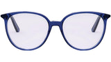 Mini CD O R4I Blue Round Eyeglasses