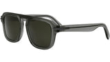 DiorBlackSuit 15I Shiny Grey Geometric Sunglasses