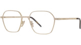 GV One Gold Geometric Eyeglasses
