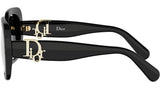 Dior Oblique S1I Black Square Sunglasses