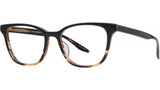 Janeway Black Square Eyeglasses
