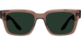 Zander Brown Square Sunglasses