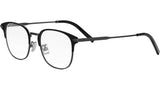 DiorBlackSuitO S23F Black Round Eyeglasses