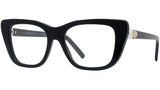 Pearl Black Rectangular Eyeglasses