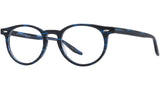 Banks Blue Round Eyeglasses