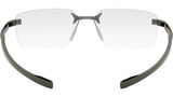 Flex Silver Rectangular Eyeglasses