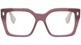 Fendi Roma Violet Square Eyeglasses