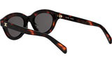 Triomphe Mini Havana Round Sunglasses