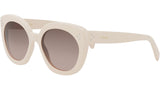 3 Dots Brown Butterfly Sunglasses