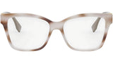 FF Diamonds Havana Square Eyeglasses
