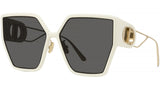 30Montaigne BU Ivory Geometric Sunglasses
