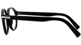 DiorBlackSuitO RI Black Round Eyeglasses