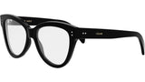 Thin Black Geometric Eyeglasses