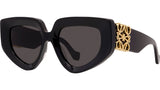 Anagram Black Geometric Sunglasses