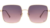 DiorCannage S1U Gold Square Sunglasses