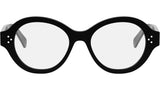 3 Dots HD Black Geometric Eyeglasses