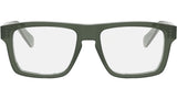 3 Dots Green Square Eyeglasses