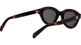 Triomphe Mini Havana Round Sunglasses
