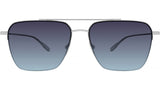 Armstrong Silver Pilot Sunglasses