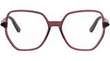 Mini CD O S8I Bordeaux Geometric Eyeglasses