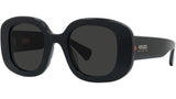 1970 Black Oval Sunglasses