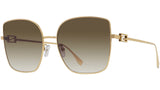 Baguette Gold Square Sunglasses