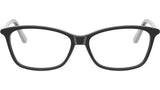 Mini CD O B8I Black Rectangular Eyeglasses
