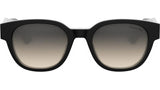 Christian Dior Label R1I Shiny Black Round Sunglasses