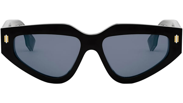 Fendi Roma Black Geometric Sunglasses