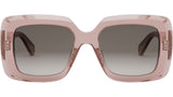CELINE 3 Dots Pink Square Sunglasses