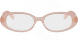 Triomphe Mini Orange Oval Sunglasses