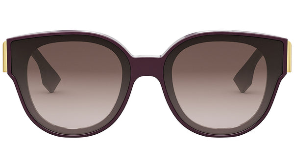 Fendi First Purple Round Sunglasses